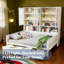 Lit de jour en bois avec armoire en verre et lueur DEL-370949493-370949499