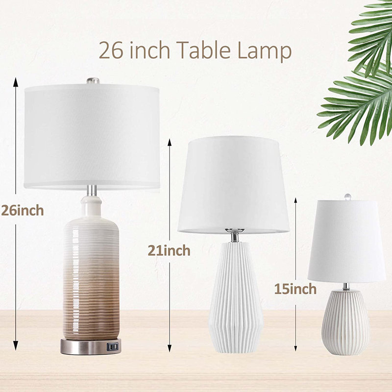 Bheema Ceramic USB Table Lamp