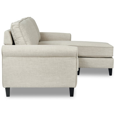 Serta Harmon Upholstered Reversible Sectional Sofa and Chaise