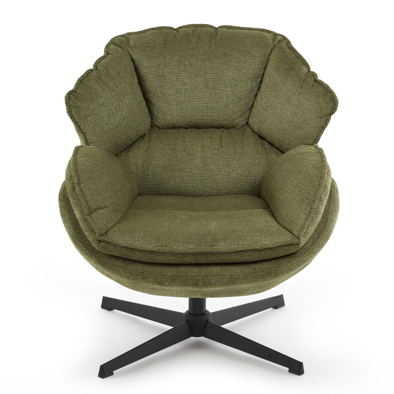 Upholstered Swivel Accent Chair