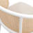 Daishun Wicker Bar Stool with Fabric Seat and Powder Coated Steel Frame-1292152566