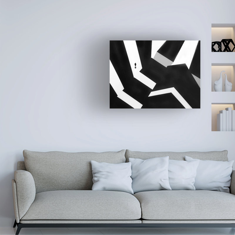 Bolologic Huib Limberg petit dans un grand monde! Art sur toile, H 35 po x l 47 po