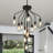 12 - Light Classic Farmhouse Dimmable Chandelier with 12 Bulbs Included