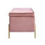 Banc de rangement à couvercle rabattable rembourré-980366972