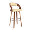 Tabouret pivotant à hauteur de comptoir ou de bar Shelly au fini bois - ensemble -1304667360-1304667366-1304667367
