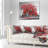 Big Red Tree on Foggy Day - Landscape Printed Pillow-1596324064-1596324061