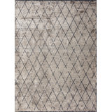 Rapture Gray/Black Geometric Luxury Area Rug