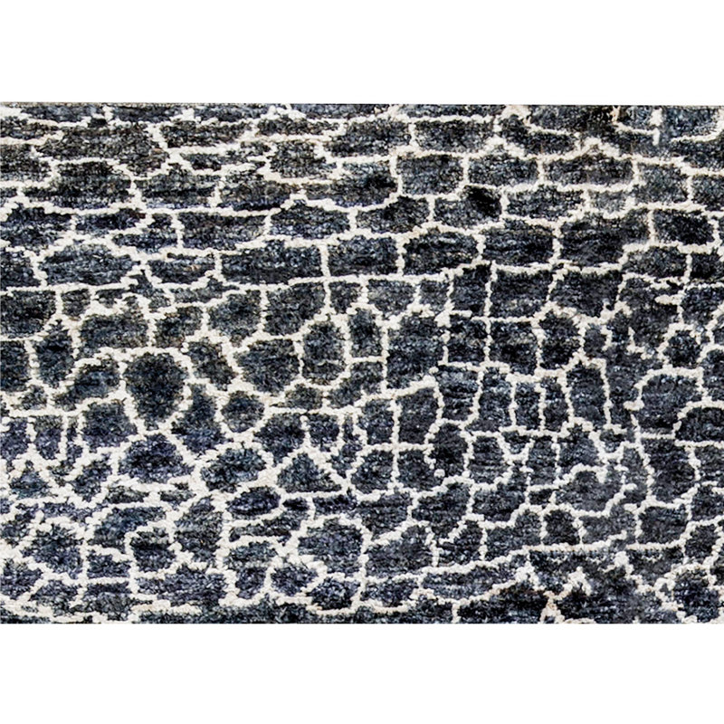 Hand-Knotted High-Quality Charcoal Area Rug
