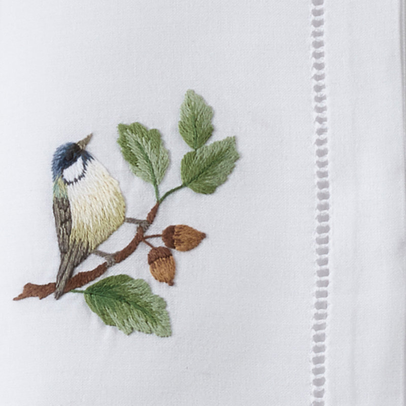 Chamorro Linen Embroidered Square Napkin
