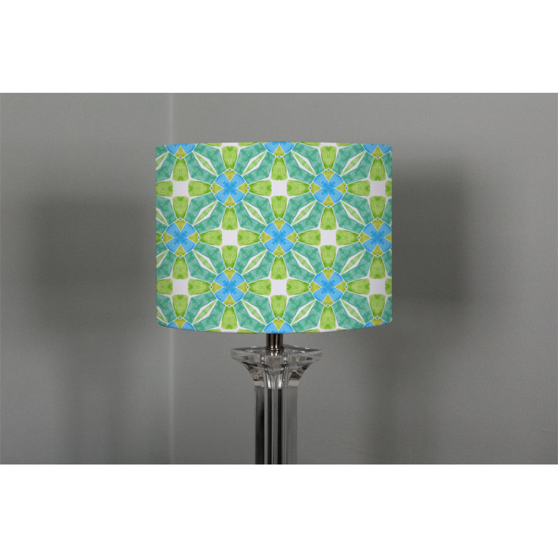 Cotton Drum Lamp Shade ( Uno ), 22cm H x 25cm W x 25cm D