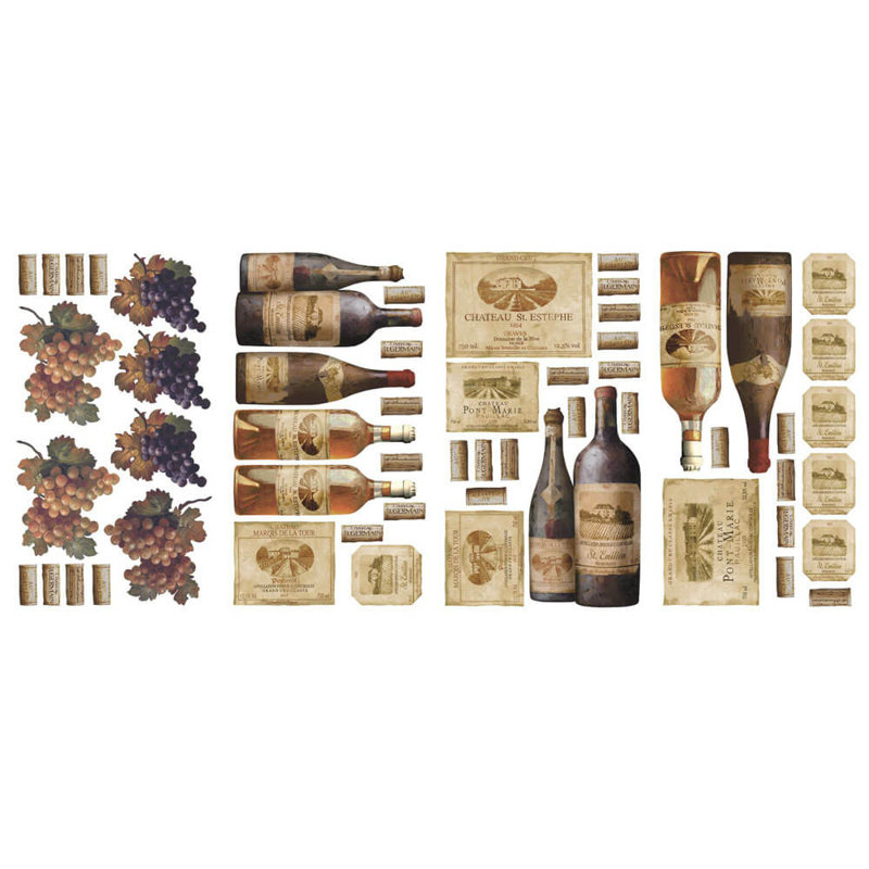 Food & Beverage Non-Wall Damaging Wall Decal