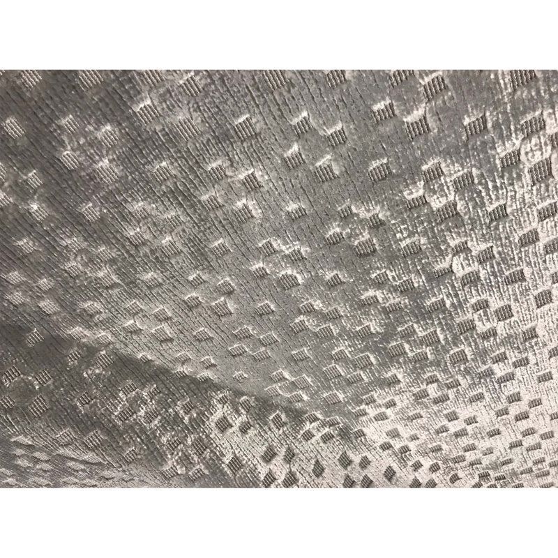 Geometric Area Rug in Gray, Rectangle 6'8" x 10'2"