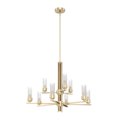 Gatz 9 Light 2-Tier Candle Style Classic / Traditional Chandelier
