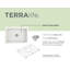 Terralife Merion argile réfractaire à double fixation 27 po Évier de cuisine à simple cuve en blanc