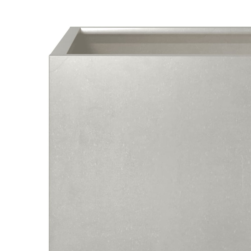Ashvini Planter Box, Stainless Steel, 11.81" H x 11.81" W x 11.81" D