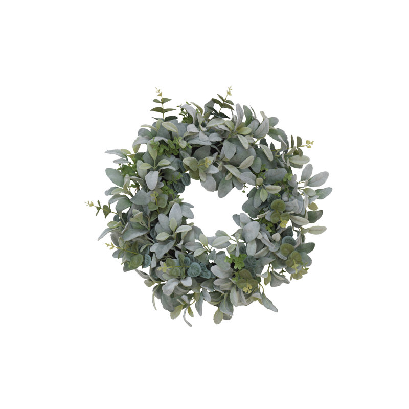 Lambs Ear 22" Polyester Wreath