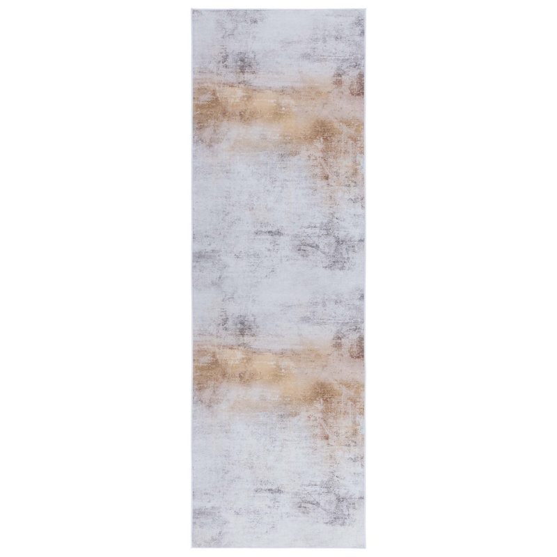 Tapis gris / rouille Tacoma 813 M / W S / R, Tapis de couloir 2 pi 6 po x 8 pi
