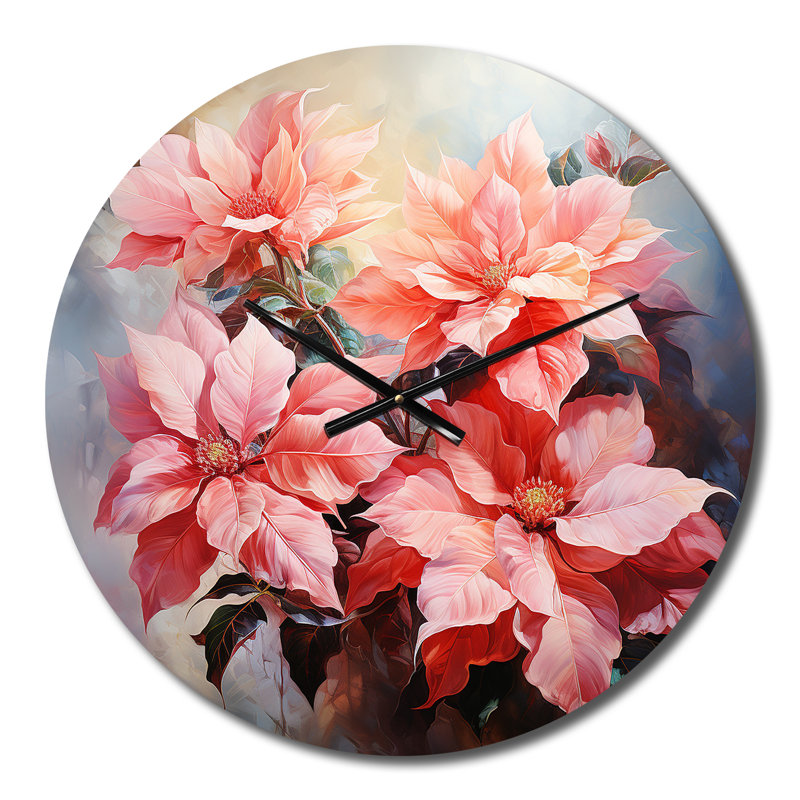 Ciacelli - Horloge murale florale, Petit