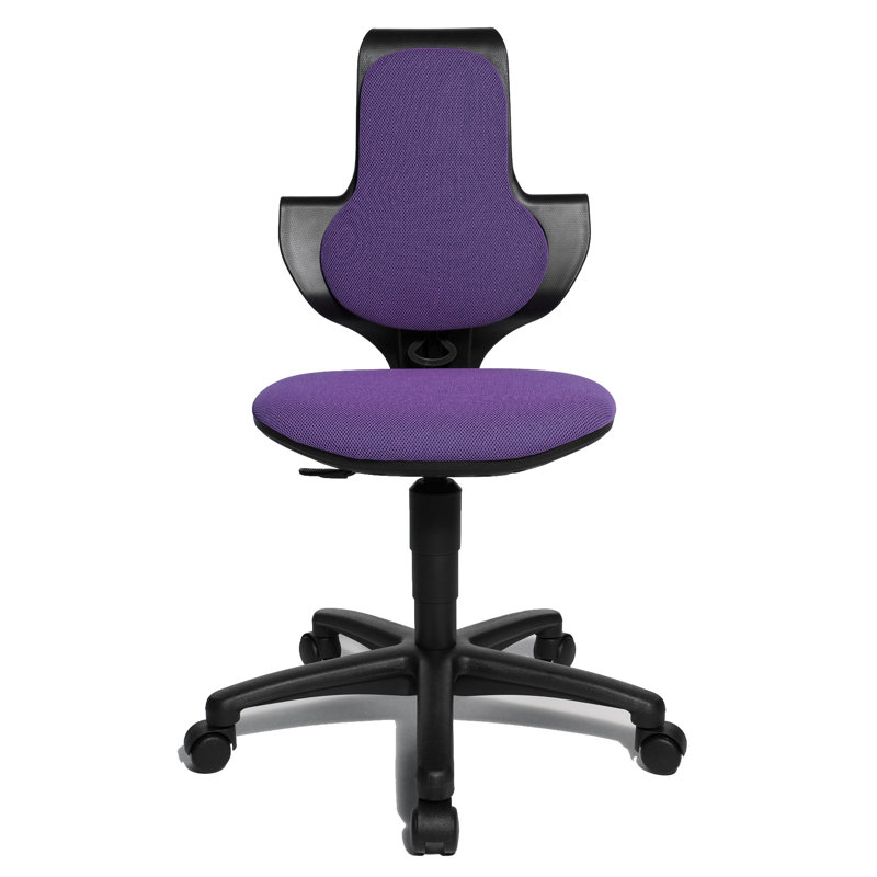 Office Chair, Violet/Black
