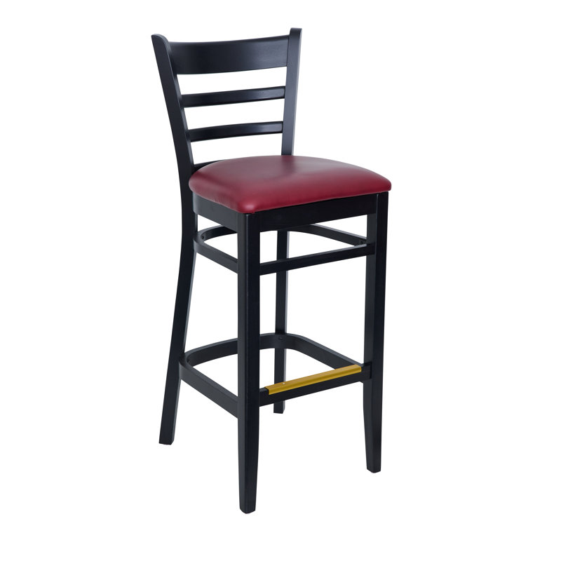 Tabouret de bar 30,25 po Berkeley, Rouge foncé