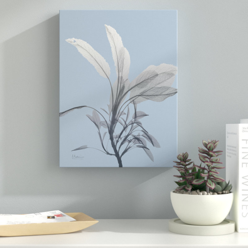 Skyway Sage - Wrapped Canvas Print, 41cm H x 30cm W x 4cm D