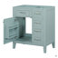 Meuble-lavabo de 30 po sans lavabo, base d'armoire seulement, armoire de salle de bain avec tiroirs, structure solide et panneau de fibres à densité moyenne-967174740