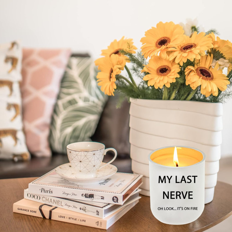 Vanilla, Coconut Scented Jar Candle