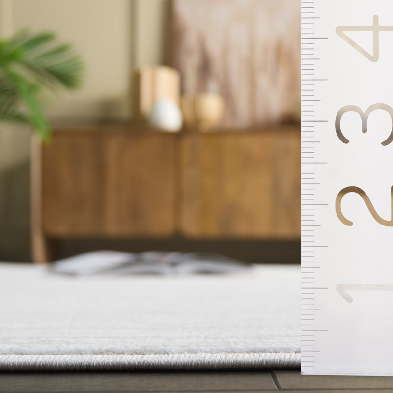 Aniketh Performance Solid Color Rug, Runner 2'2" x 8'