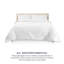  Ensemble de draps 100% coton à densité de tissage 300 fils Boston Linen Co.-3700552-3700557
