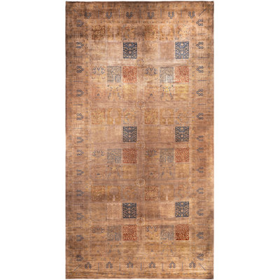 Overdyed One-of-a-Kind 10' 3" X 18' 10" Hand Knotted Area Rug