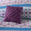 Courtepointe réversible mauve Global