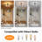 4 Light Glass Geometric Semi Flush Mount-1517084494