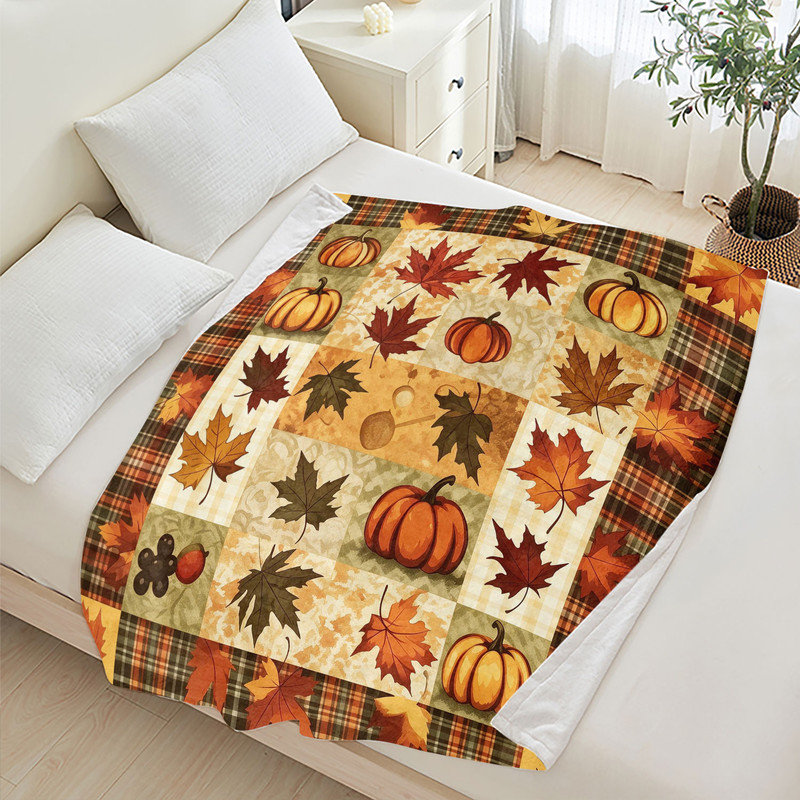 Jeté JYK, Patchwork d'automne rustique