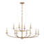 Minka Lavery Atella - 12 Lights Chandelier In Ashen Gold Finish-678205028-678205024