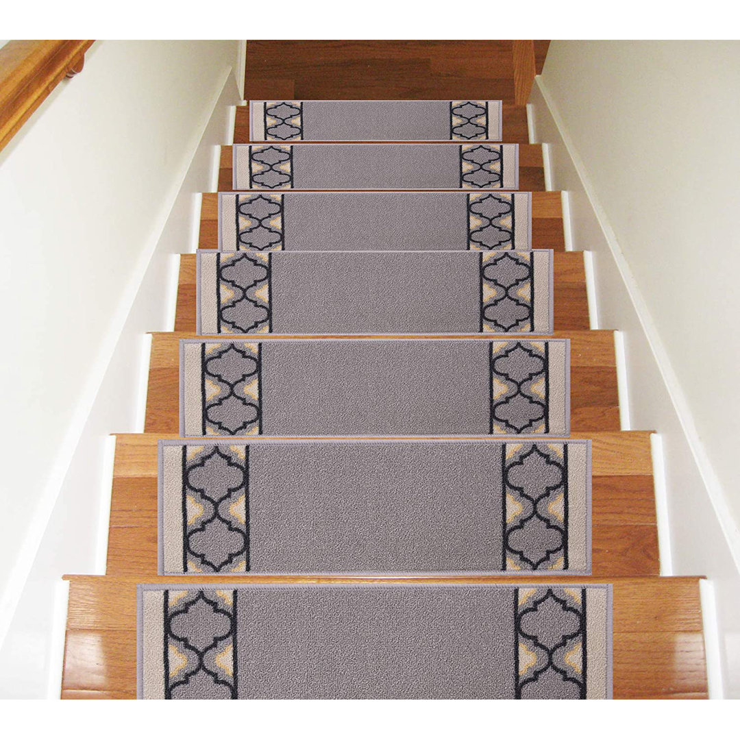 Aramie Loop Pile Stair Tread (Set of 12) Winston Porter 