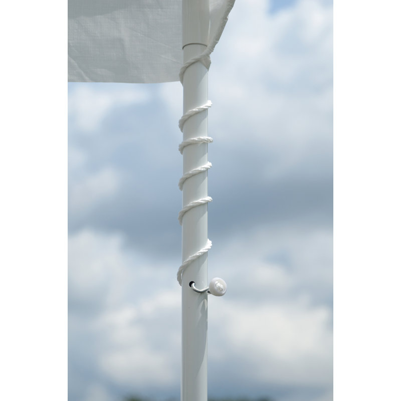 White 10 ft x 20 ft Waterproof Peak Canopy Shelter