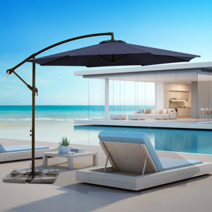 Cheryl-Ann 120'' Round Cantilever Umbrella