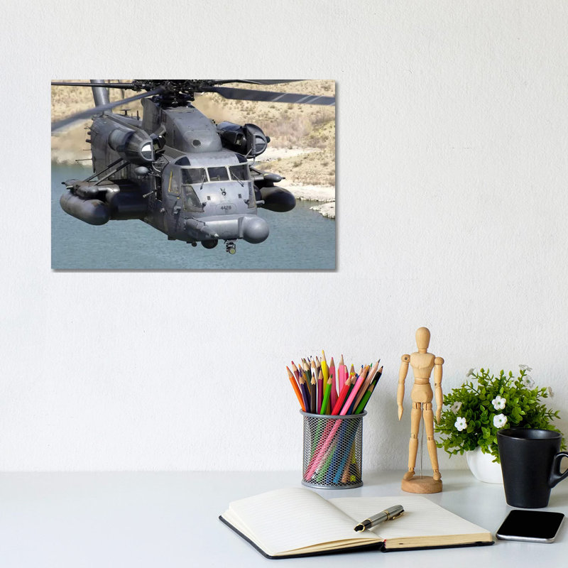 A MH-53J Pave Low IIIE Heavy-Lift Helicopter by Stocktrek Images - Wrapped Canvas Print, 20.32 cm H x 30.48 cm W