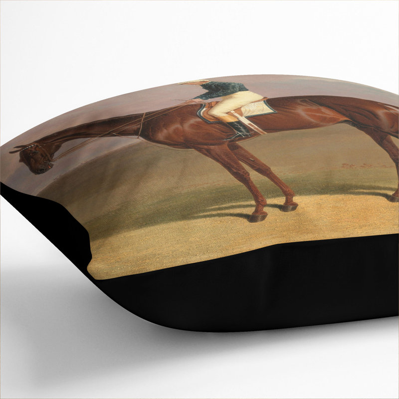 Square Cushion, 55cm H x 55cm W x 20cm D, Black
