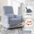 Saggiomo Swivel and Rocker Power Recliner Chair-1777755829