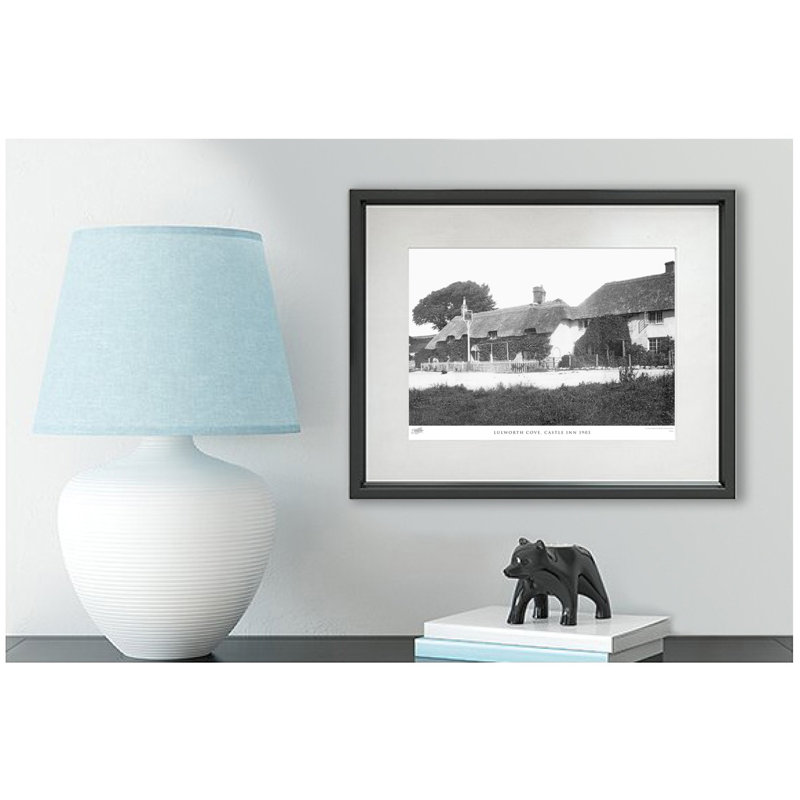 Lulworth Cove, Castle Inn 1903 by Francis Frith - Single Picture Frame Print, 45cm H x 60cm W x 2.3cm D