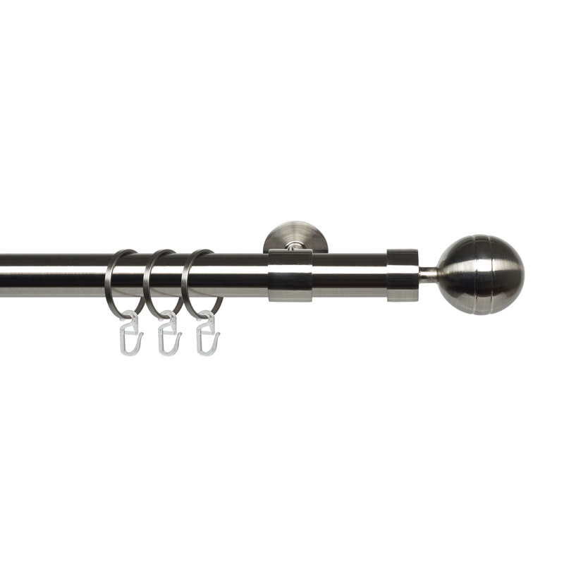 28cm Single Curtain Pole, 200cm