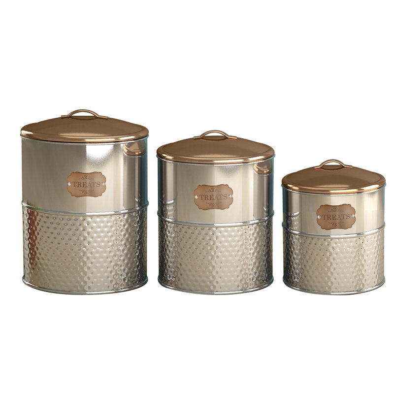 Silver Food Storage Container With Vented Lid