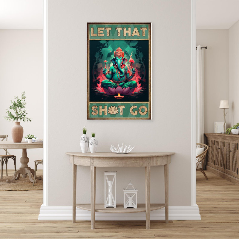 Let That Shot Go - 1 pièce, reproduction d'art graphique sur toile tendue, H 14 po x l 11 po x P 1,25 po