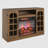 duraflame® Electric Fireplace Farmhouse TV Stand for 55 Inch TVs, Natural Walnut