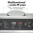 Hamilton Beach Digital Air Fryer Toaster Oven 6 Slice Capacity Black with Stainless Steel Accents