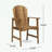 Outdoor wooden frame Adirondack Chairs with armrest-2012919304