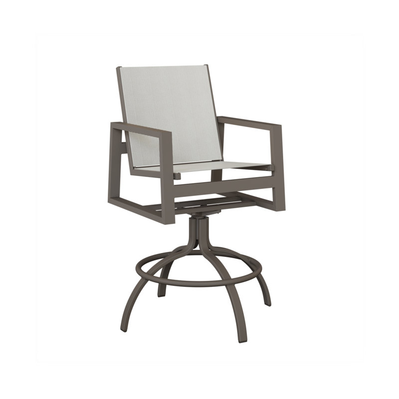 Chaise berçante pivotante en aluminium Ohlson Graphite, Noir luxe, Aluminium graphite