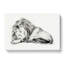 Sleeping Lion by Jean Bernard - Wrapped Canvas Print-55318535