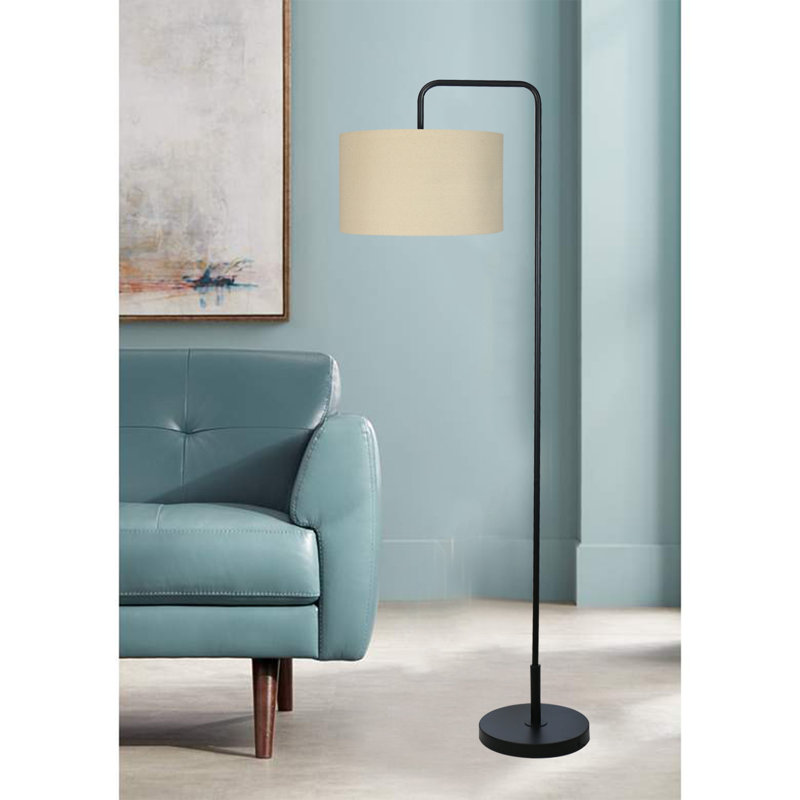 63'' Black Traditional Floor Lamp